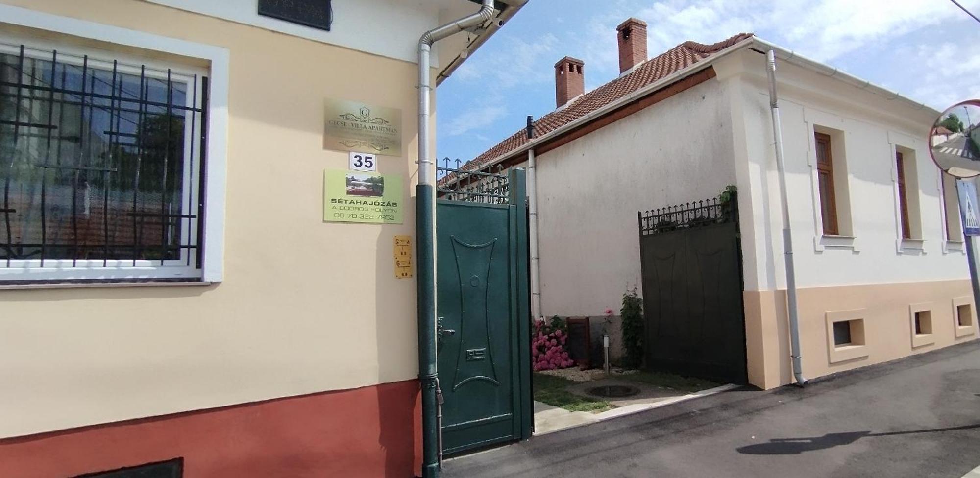 Gecse-Villa Sárospatak Exteriér fotografie